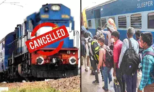 Railway Cancelled Train: यूपी-बिहार समेत इन राज्यों तक की 395 ट्रेनें रद्द, निकलने से पहले देखें ये लिस्ट Railway Cancelled Train: यूपी-बिहार समेत इन राज्यों तक की 395 ट्रेनें रद्द, निकलने से पहले देखें ये लिस्ट