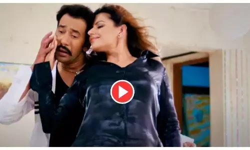 कभी टेबल पर लेटाकर तो कभी गोद में उठाकर Nirahua ने किया Madhu Sharma को पलंगतोड़ प्यार