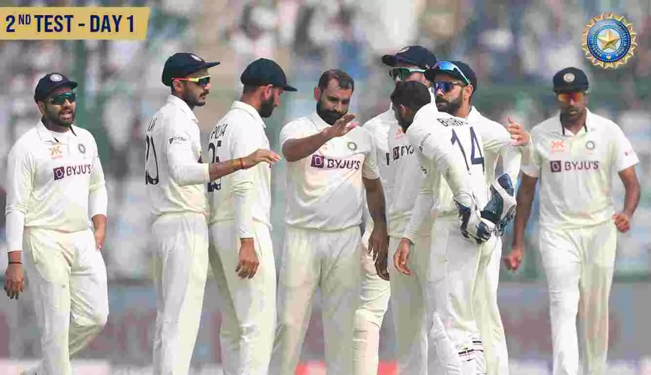 INDvsAUS 2nd Test LIVE : शमी ने गिराया ऑस्ट्रेलिया का 10वां विकेट, 263 रन पर सिमटी ऑस्ट्रेलियाई टीम की पहली पारी