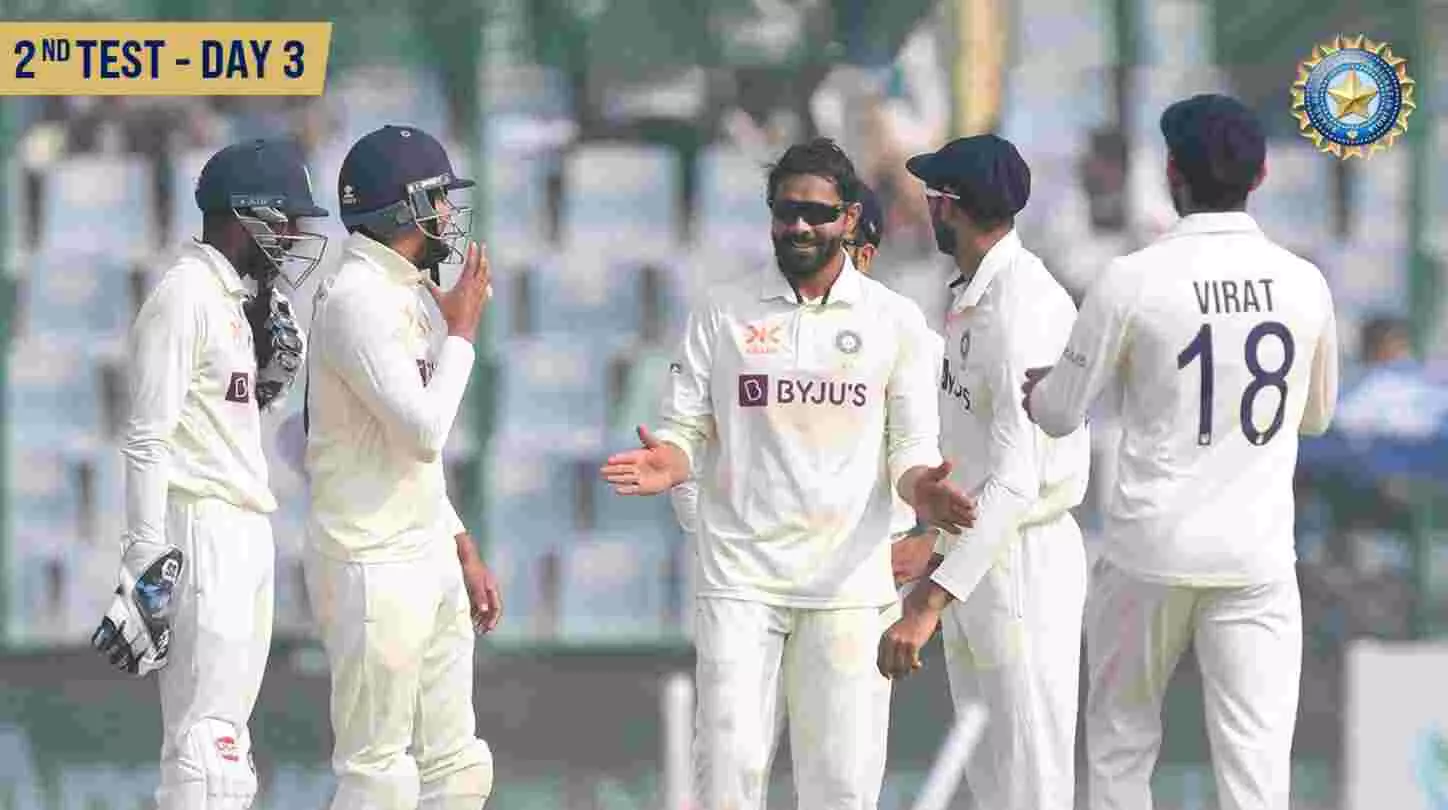 Ind vs Aus 2nd Test Live: जडेजा के आगे ढेर हुआ ऑस्ट्रेलिया, 113 पर हुआ ऑलआउट, भारत को 115 रन का टारगेट