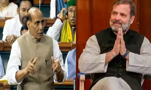 राहुल गांधी के लंदन में दिए बयान पर संसद में जबरदस्त हंगामा, राजनाथ सिंह बोले- माफी मांगें राहुल...
