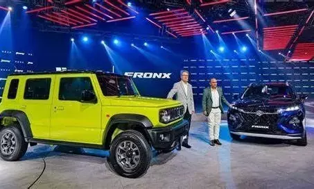 मारुति जिम्नी और फ्रॉंक्स के शोरूम पर पहुंचने शुरू, इंसानों को है बहुत पसंद