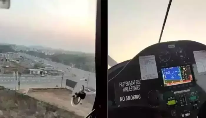 झारखंड के धनबाद में उड़ान भरने के तुरंत बाद ग्लाइडर विमान दुर्घटनाग्रस्त!