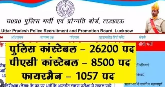 यूपी के नवयुवकों के लिए आ गई है खुशखबरी, जल्द ही भर्ती होगी यूपी पुलिस में, अप्रैल में शुरू होगी प्रक्रिया, जाने कब आएगा नोटिफिकेशन