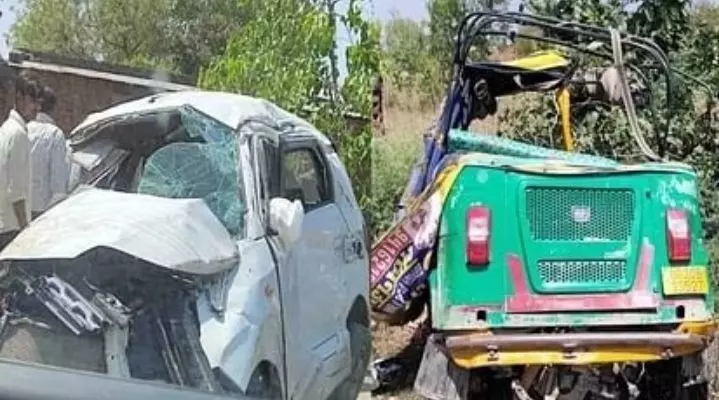 Accident: हरदोई में हुआ दर्दनाक हादसा,कार और ऑटो की हुई जोरदार टक्कर 5 लोगों की हुई मौत और 4 लोग गंभीर रूप से हुए घायल