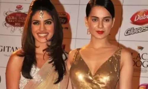 Kangana Ranaut on Priyanka Chopra: कंगना राणावत,बॉलीवुड के खुलासे के बाद अब कर रही है प्रियंका चोपड़ा को सपोर्ट, बोली करण जौहर ने किया था बैन!!
