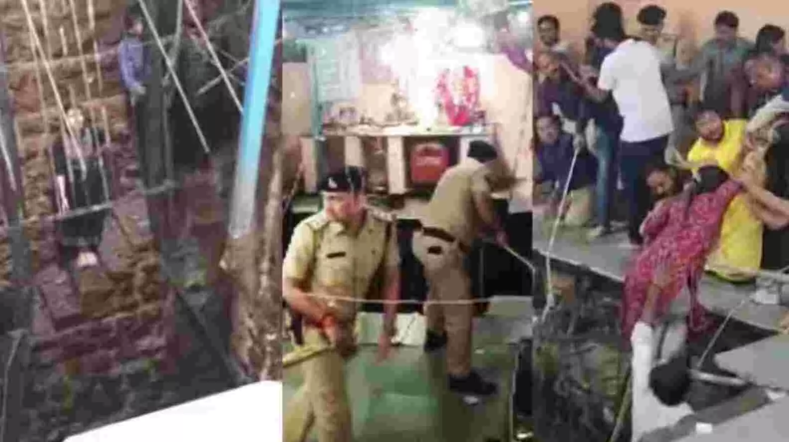MP में बड़ा हादसा : इंदौर में रामनवमी पर बेलेश्वर महादेव मंदिर में बावड़ी की छत धंसी, कई लोग फंसे, रेस्क्यू जारी