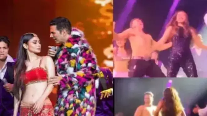 55 साल के अक्षय कुमार कर रहे थे मोनी राय और सोनम बाजवा के संग डांस जब उतारी शर्ट लोगों ने कर दिया ट्रोल