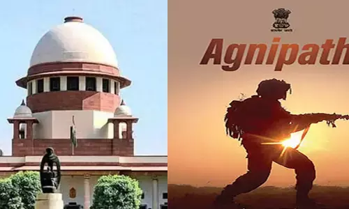 Agnipath scheme: सुप्रीम कोर्ट ने अग्निपथ योजना को चुनौती देने वाली याचिकाएं की खारिज Agnipath scheme: सुप्रीम कोर्ट ने अग्निपथ योजना को चुनौती देने वाली याचिकाएं की खारिज
