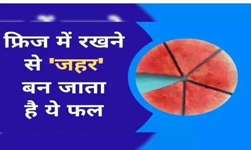 क्या आप भी रखते हैं इस फल को फ्रिज में, तो जान लीजिए फ्रिज में रखने से जहर बन जाता है यह फल क्या आप भी रखते हैं इस फल को फ्रिज में, तो जान लीजिए फ्रिज में रखने से जहर बन जाता है यह फल