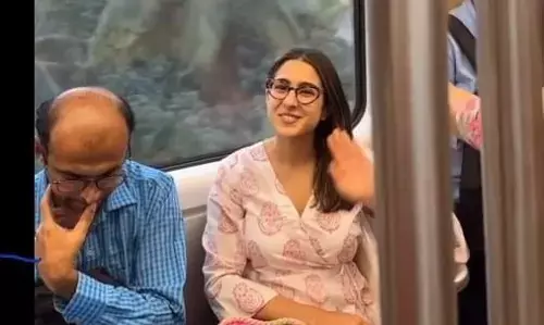 सारा अली खान ने किया मेट्रो का सफर, लोगों ने कहा डाउन टू अर्थ