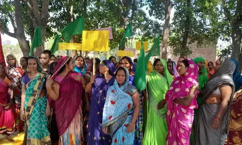 अन्डिका बाग में किसानों मजदूरों का 47 वें दिन धरना जारी,  थानाध्यक्ष ने धरना समाप्त न करने पर मुकदमा दर्ज करने की दी धमकी