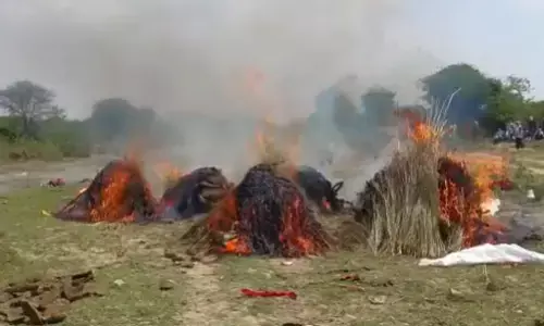मुरैना में जब जली एक साथ छह चिता, एक ही मासूम ने दी मुखाग्नि मुरैना में जब जली एक साथ छह चिता, एक ही मासूम ने दी मुखाग्नि