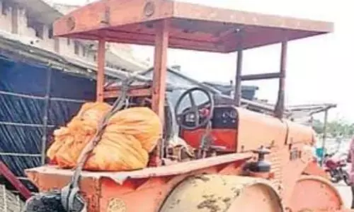 सड़क पर गिरी महिला पर चढ़ा रोड रोलर, देखने वालों की निकल गई चीख, महिला की मौत