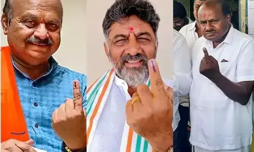 कर्नाटक चुनाव: वोटिंग खत्म, ईवीएम बंद और सबकी निगाहें 13 मई पर. ये है कैंपेन रिकैप
