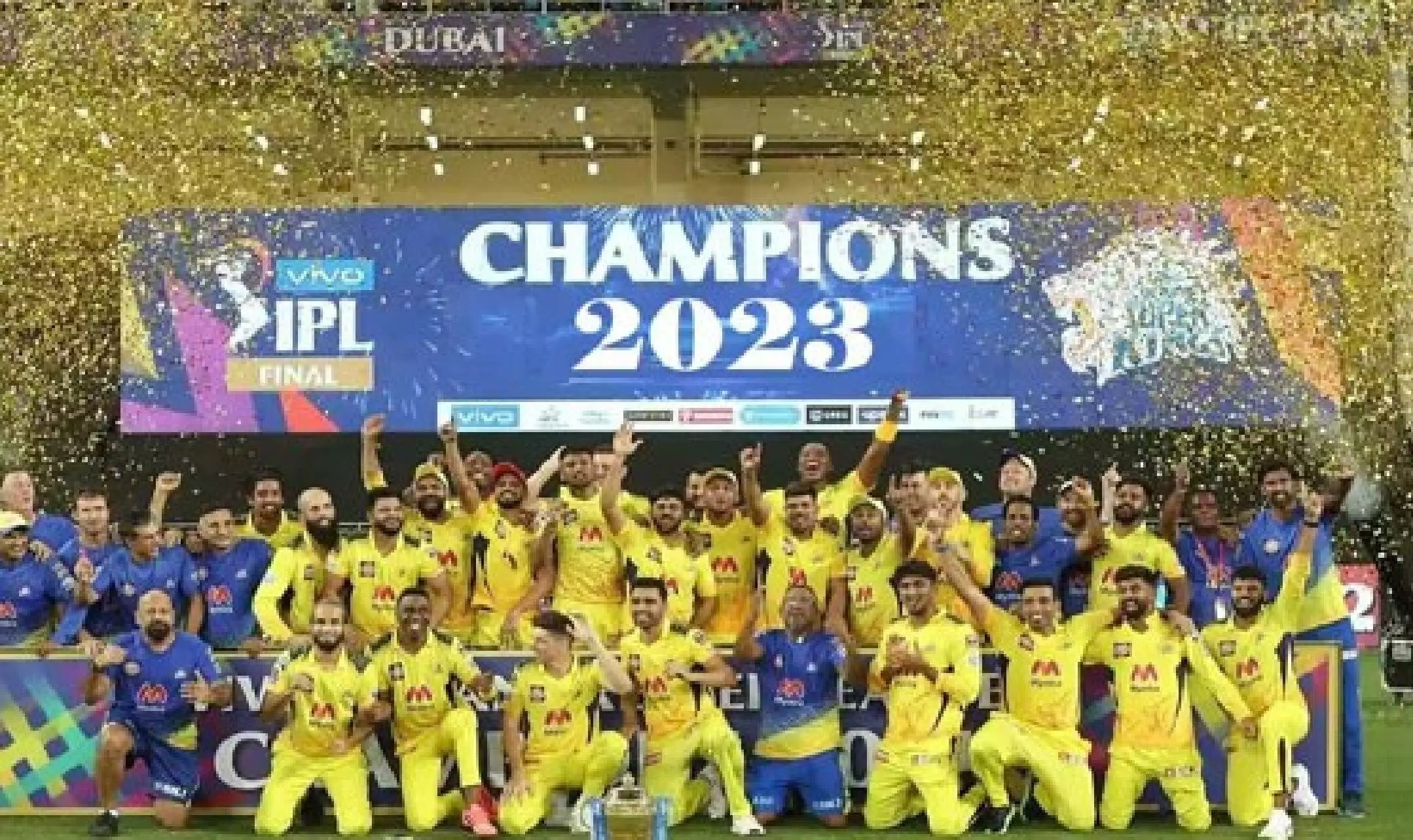 CSK vs GT IPL 2023 Final : 5वीं बार चैंपियन बना चेन्नई सुपर किंग्स, गुजरात टाइटंस को फाइनल में 5 विकेट से हराया CSK vs GT IPL 2023 Final : 5वीं बार चैंपियन बना चेन्नई सुपर किंग्स, गुजरात टाइटंस को फाइनल में 5 विकेट से हराया