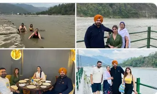 कैंसर से जूझ रही अपनी पत्नी की इच्छा पूरी करने के लिए नवजोत सिंह सिद्धू पहुंचे ऋषिकेश, मनाया गंगा दशहरा