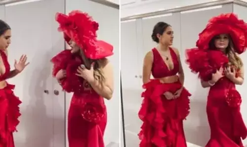 अचानक से सारा अली खान से टकरा गई ड्रामा क्वीन राखी सावंत!!देखिए फिर क्या हुआ दोनों के बीच??