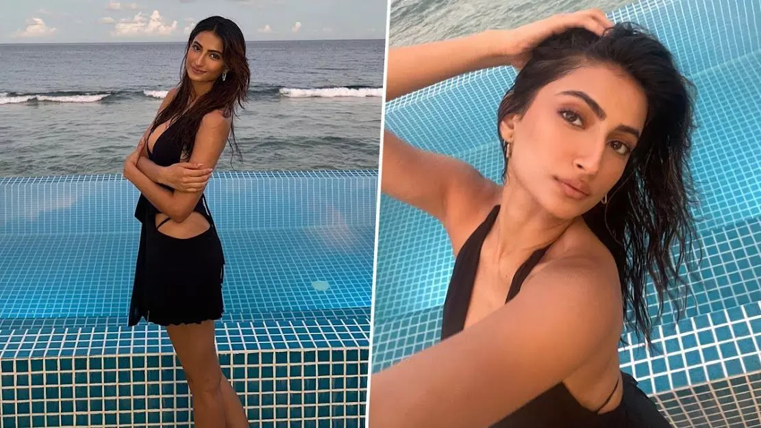 Palak Tiwari Sexy Video: Palak Tiwari ने सिजलिंग ब्लैक आउटफिट पहन समुंदर किनारे लगाई आग, एक्ट्रेस की हॉट तस्वीरों ने खीचा फैंस का ध्यान