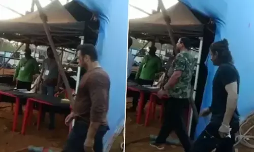 Tiger 3 के सेट से लीक हुआ Video! Shah Rukh Khan-Salman Khan को साथ देख फैंस के दिलों में मची हलचल