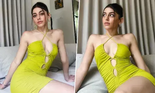 एक्ट्रेस Alaya F ने बॉडीफिट रिवीलिंग ड्रेस पहन दिए सेक्सी पोज, एक्ट्रेस की कातिल अदाओं ने  यूजर्स को बनाया दीवाना