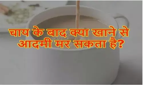 Quiz: क्या आपको पता है कि चाय पीने के बाद क्या खाने से आदमी मर जाता है? Quiz: क्या आपको पता है कि चाय पीने के बाद क्या खाने से आदमी मर जाता है?