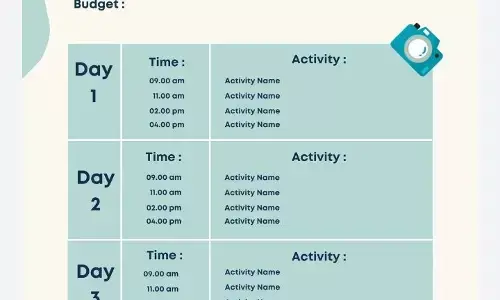 किसी भी यात्रा के लिए सबसे अच्छा यात्रा कार्यक्रम क्या होना चाहिए?