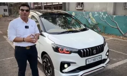 Maruti Suzuki Ertiga VXI को Ertiga X-Line में बदला गया, दिखती है स्पोर्टी Maruti Suzuki Ertiga VXI को Ertiga X-Line में बदला गया, दिखती है स्पोर्टी