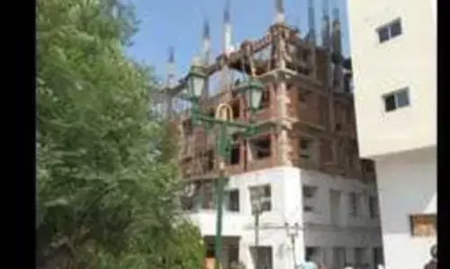 लखनऊ के केजीएमयू में आग लगने से दहशत का माहौल