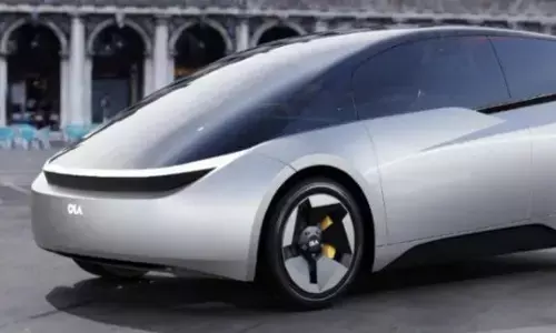 ओला इलेक्ट्रिक कार का डिजाइन माॅडल हुआ लीक