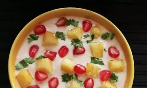 इस गर्मी अगर मन करे कुछ ठंडा ठंडा खाने का तो जरूर बनाएं यह स्वादिष्ट पाइनएप्पल रायता इस गर्मी अगर मन करे कुछ ठंडा ठंडा खाने का तो जरूर बनाएं यह स्वादिष्ट पाइनएप्पल रायता