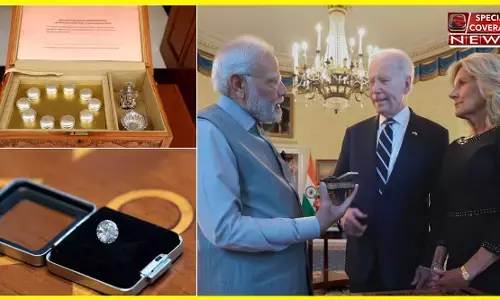 PM Modi US Visit: ग्रीन डायमंड, गुजरात का नमक, पंजाब का घी, महाराष्ट्र का गुड़...PM मोदी ने बाइडेन फैमिली को दिये ये खास उपहार PM Modi US Visit: ग्रीन डायमंड, गुजरात का नमक, पंजाब का घी, महाराष्ट्र का गुड़...PM मोदी ने बाइडेन फैमिली को दिये ये खास उपहार