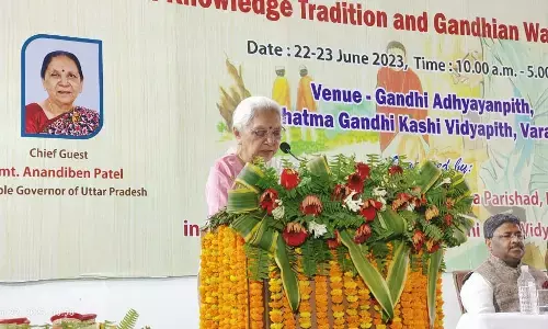 प्राकृतिक चिकित्सा का प्रदुर्भाव प्रकृति के साथ ही हुआ है - आनंदीबेन पटेल