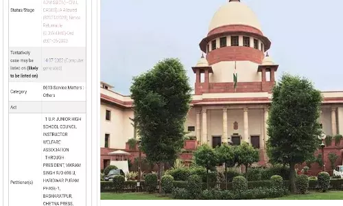 अनुदेशकों के द्वारा दाखिल विशेष अनुमति याचिका की तारीख आगे बढ़ी, तीन जुलाई के स्थान पर 14 जुलाई को होगी सुनवाई अनुदेशकों के द्वारा दाखिल विशेष अनुमति याचिका की तारीख आगे बढ़ी, तीन जुलाई के स्थान पर 14 जुलाई को होगी सुनवाई