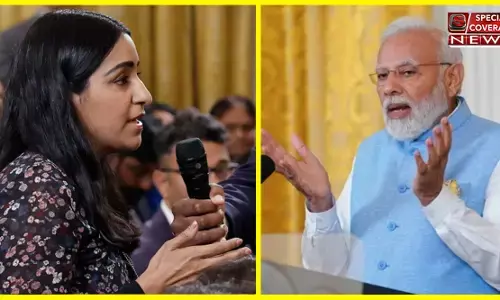 PM मोदी से सवाल पूछने वाली महिला पत्रकार सोशल मीडिया में निशाने पर, समर्थन में आया White House जारी किया ये बयान PM मोदी से सवाल पूछने वाली महिला पत्रकार सोशल मीडिया में निशाने पर, समर्थन में आया White House जारी किया ये बयान