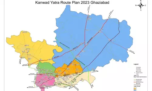 काँवड़ यात्रा को लेकर गाजियाबाद यातायात पुलिस ने की ट्रेफिक एडवाईजरी जारी, सुगम यात्रा के लिए जरूर देखें