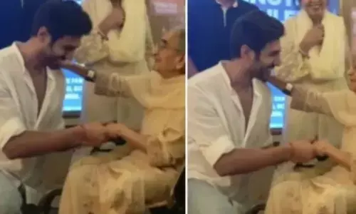 सत्यप्रेम की कथा के लिए कार्तिक आर्यन को  मिला आशीर्वाद