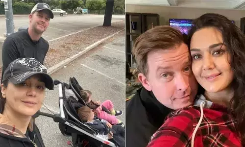 प्रीति जिंटा ने सुबह की सैर का लिया आनंद,पति जीन और जुड़वा बच्चों के साथ तस्वीरे की शेयर