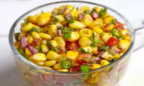 कॉर्न चाट रेसिपी: कुछ मसालेदार खाना चाहते हैं तो इस रेसिपी को जरूर बनाए कॉर्न चाट रेसिपी: कुछ मसालेदार खाना चाहते हैं तो इस रेसिपी को जरूर बनाए