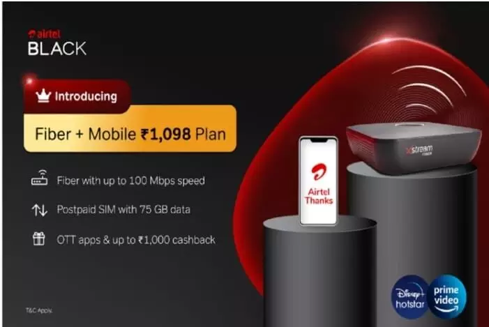 एयरटेल ब्लैक प्लान: कम कीमत पर पाएं 12 ओटीटी लाभ एयरटेल ब्लैक प्लान: कम कीमत पर पाएं 12 ओटीटी लाभ