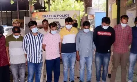 अमेरिकी नागरिकों को धोखा देने वाले फर्जी कॉल सेंटर का किया भंडाफोड़