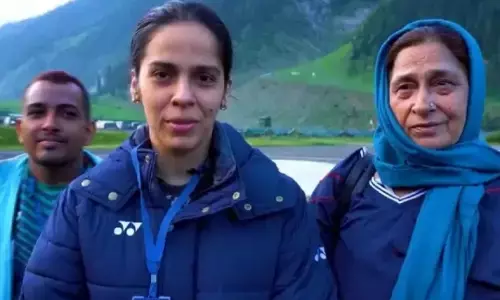 तीर्थयात्रा से आंतरिक शांति मिलती है:पवित्र अमरनाथ मंदिर में पूजा करने आई साइना नेहवाल