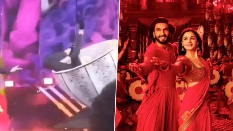 OMG...ये क्या? नाचते हुए सीधे ढोल के अंदर गिरे Ranveer Singh, फिर क्या हुआ...वीडियो वायरल OMG...ये क्या? नाचते हुए सीधे ढोल के अंदर गिरे Ranveer Singh, फिर क्या हुआ...वीडियो वायरल