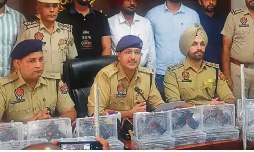 मोहाली पुलिस ने हथियार सप्लाई चेन का किया भंडाफोड़ ,पांच गिरफ्तार मोहाली पुलिस ने हथियार सप्लाई चेन का किया भंडाफोड़ ,पांच गिरफ्तार