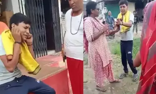 पुजारी के बेटे को गाय के साथ अप्राकृतिक यौनाचार करते हुए ग्रामीणों ने पकड़ा पुजारी के बेटे को गाय के साथ अप्राकृतिक यौनाचार करते हुए ग्रामीणों ने पकड़ा