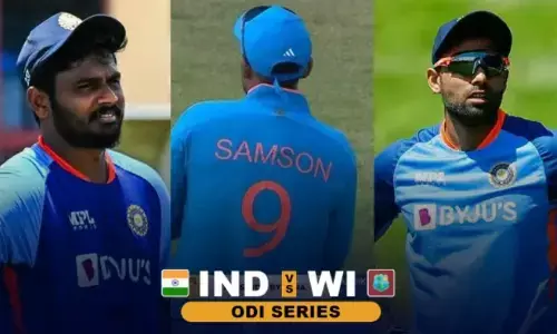INDvsWI 1st ODI: उठ रहे ववाल के बीच अब सूर्यकुमार ने बता दिया क्यों पहनी संजू सैमसन की जर्सी? INDvsWI 1st ODI: उठ रहे ववाल के बीच अब सूर्यकुमार ने बता दिया क्यों पहनी संजू सैमसन की जर्सी?