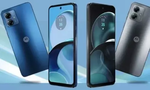 मोटोरोला ने भारत में Moto G14 का किया अनावरण, यहां जानें फीचर्स, कीमतें मोटोरोला ने भारत में Moto G14 का किया अनावरण, यहां जानें फीचर्स, कीमतें