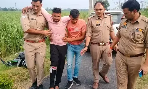 मुजफ्फरनगर : ट्यूबवेलो से तार चोरी की घटना को अंजाम देने वाले शातिर चोरों के साथ पुलिस के बीच हुई मुठभेड़, 2 अभियुक्त गिरफ्तार