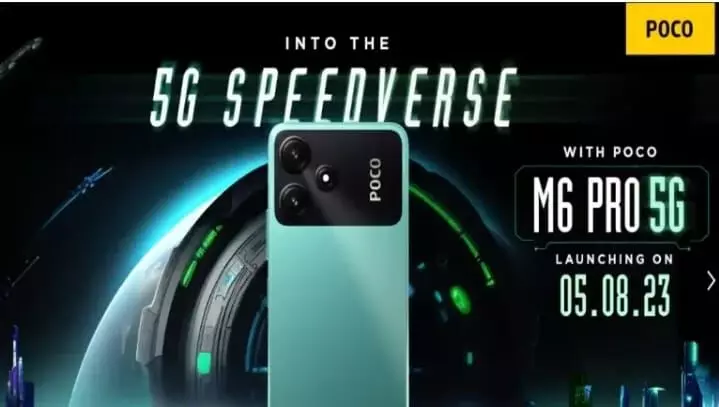 Poco M6 Pro 5G: शक्तिशाली स्नैपड्रैगन 4 सेन 2 SoC, डुअल-कैमरा सेटअप भारत में किया गया लॉन्च Poco M6 Pro 5G: शक्तिशाली स्नैपड्रैगन 4 सेन 2 SoC, डुअल-कैमरा सेटअप भारत में किया गया लॉन्च