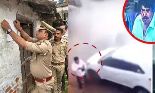 उमेश पाल हत्याकांड: शाइस्ता के बाद बमबाज गूड्डू मुस्लिम भी भगोड़ा घोषित, पुलिस ने घर पर चस्पा किया नोटिस